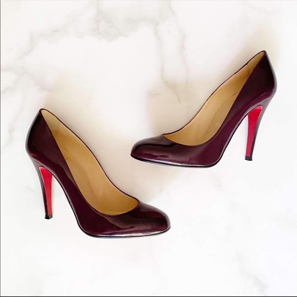 Christian Louboutin Fifi Pumps in Plum Size 37.5